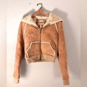 Vintage Abercrombie & Fitch Women’s Suede Leather Jacket